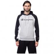 Hooded Sweatshirt, толстовка, (NOXM/NBK/WHT) серый/черный/белый, XS Champion