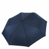 Мини-зонт , автомат, 3 сложения, для мужчин, синий Fabretti