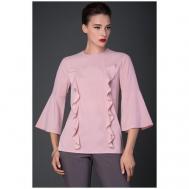 Блуза  , размер 46, розовый Арт-Деко