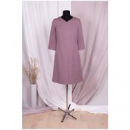 Платье , размер 52, фиолетовый Mila Bezgerts