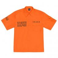 Рубашка , размер L, оранжевый Lancia