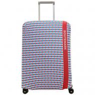 Чехол для чемодана , размер L, синий, красный ROUTEMARK
