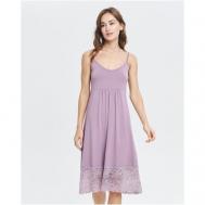 Сорочка , размер 50, розовый, фиолетовый LIOLI