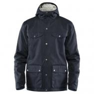 куртка , демисезон/зима, силуэт прямой, подкладка, внутренний карман, капюшон, карманы, манжеты, размер L, синий FJALLRAVEN
