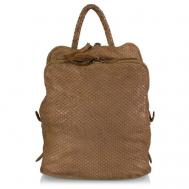 Рюкзак , натуральная кожа, коричневый Bruno Rossi