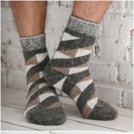 Носки , размер 41-43, серый Бабушкины носки