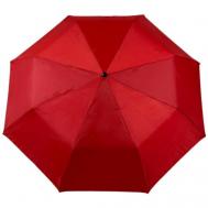 Зонт полуавтомат, купол 93 см., 8 спиц, красный HALESK