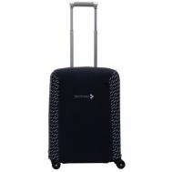 Чехол для чемодана , текстиль, водонепроницаемый, 40 л, размер S, черный ROUTEMARK