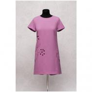 Платье , повседневное, прилегающее, макси, размер 44, фиолетовый Mila Bezgerts