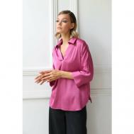 Блуза  , размер 52, фиолетовый LookLikeCat