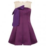 Платье , прилегающее, мини, размер xs, фиолетовый P.A.R.O.S.H.