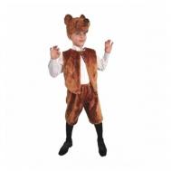 Карнавальный костюм Бурый медведь размер 28 (Коричневый) Bestyday