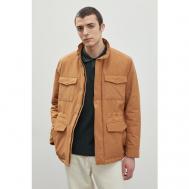 куртка  демисезонная, силуэт прямой, водонепроницаемая, размер M, коричневый Finn Flare