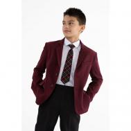 Школьный пиджак , однобортный, размер 164-80, бордовый Инфанта