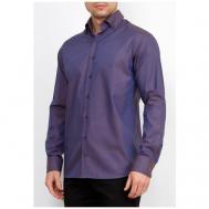 Рубашка , размер 174-184/39, фиолетовый BERTHIER