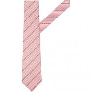 Галстук , натуральный шелк, для мужчин, розовый Nina Ricci