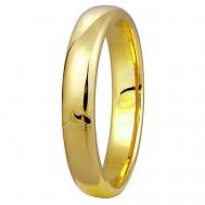 Кольцо обручальное , желтое золото, 585 проба, размер 16.5 Юверос