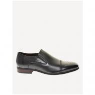 Туфли  мужские демисезонные, размер 44, цвет черный, артикул 1080-03-111 Loiter