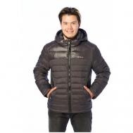 куртка  зимняя, размер 48, серый INDACO FASHION