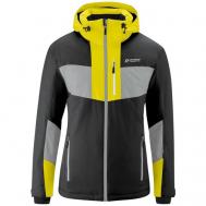 Куртка  Karleiten M, средней длины, силуэт прямой, внутренние карманы, карманы, подкладка, регулируемые манжеты, регулируемый край, снегозащитная юбка, водонепроницаемая, утепленная, ветрозащитная, размер 50, серый Maier Sports