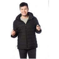 куртка  демисезонная, силуэт прямой, размер 56, черный Zerofrozen