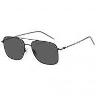 Солнцезащитные очки BOSS, прямоугольные, для мужчин, черный Hugo Boss