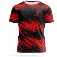 Футболка , размер XL, красный, черный PANiN Brand