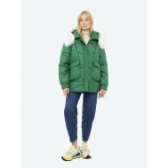 куртка   демисезонная, размер 46, зеленый Vitacci