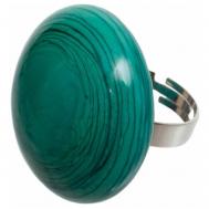 Кольцо , муранское стекло, зеленый Divetro
