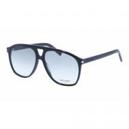 Солнцезащитные очки , авиаторы, оправа: пластик, градиентные, с защитой от УФ, черный Saint Laurent