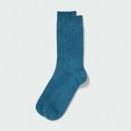 Носки , 1 пара, классические, антибактериальные свойства, износостойкие, размер 26, синий Uniqlo