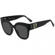 Солнцезащитные очки , кошачий глаз, для женщин, черный DSquared2