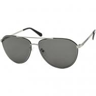 Солнцезащитные очки , авиаторы, оправа: металл, с защитой от УФ, для мужчин, черный Guess