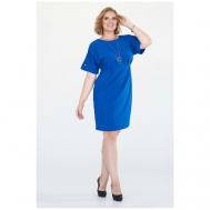 Платье , размер 54, синий Angela Ricci