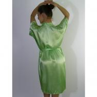 Халат , короткий рукав, размер XL, зеленый Belweiss