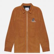 Куртка  демисезонная, силуэт прямой, подкладка, карманы, манжеты, размер L, коричневый BUTTER GOODS