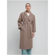 Пальто  , размер 48/170, коричневый Pompa