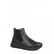 Ботинки  ,натуральная кожа, размер 45, черный Remonte