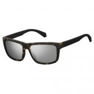 Солнцезащитные очки , прямоугольные, поляризационные, для мужчин, коричневый Polaroid