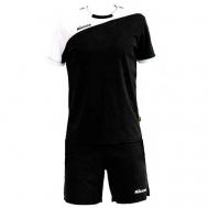 Форма  волейбольная, футболка и шорты, размер S, черный MIKASA