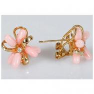 Серьги , коралл, розовый Lotus Jewelry