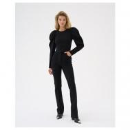 Костюм , блуза и брюки, повседневный стиль, размер S, черный RIMARKA