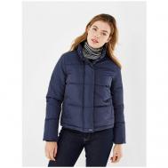 Куртка  , демисезон/зима, укороченная, силуэт прямой, карманы, размер L, фиолетовый Mexx