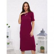 Платье , размер 52, бордовый Промдизайн