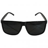 Солнцезащитные очки , авиаторы, оправа: пластик, складные, с защитой от УФ, для мужчин, черный BentaL