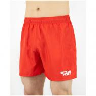 Волейбольные шорты , размер 52 RU - XL, красный RAY