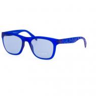 Солнцезащитные очки , прямоугольные, с защитой от УФ, устойчивые к появлению царапин, синий Calvin Klein