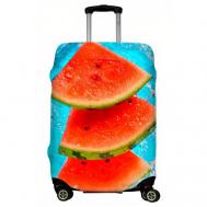 Чехол для чемодана , размер S, зеленый, красный LeJoy