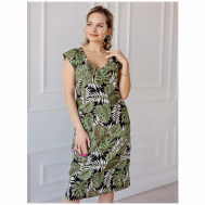 Платье , размер 46, зеленый Совушка Трикотаж