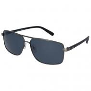 Солнцезащитные очки , авиаторы, оправа: металл, поляризационные, для мужчин, серый Invu